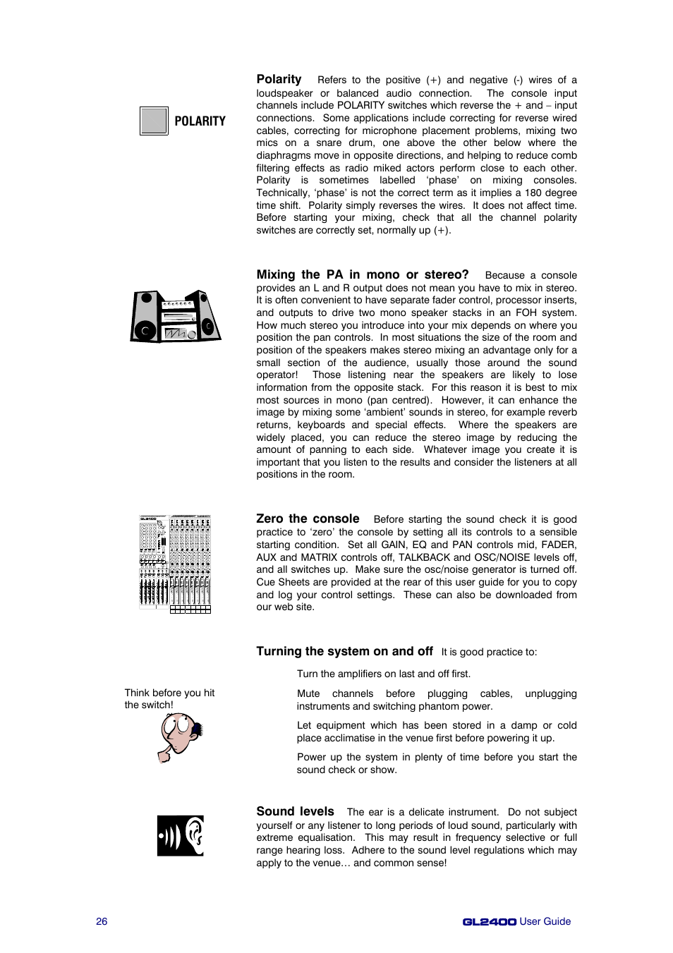 Allen&Heath GL2400 User Manual | Page 26 / 40