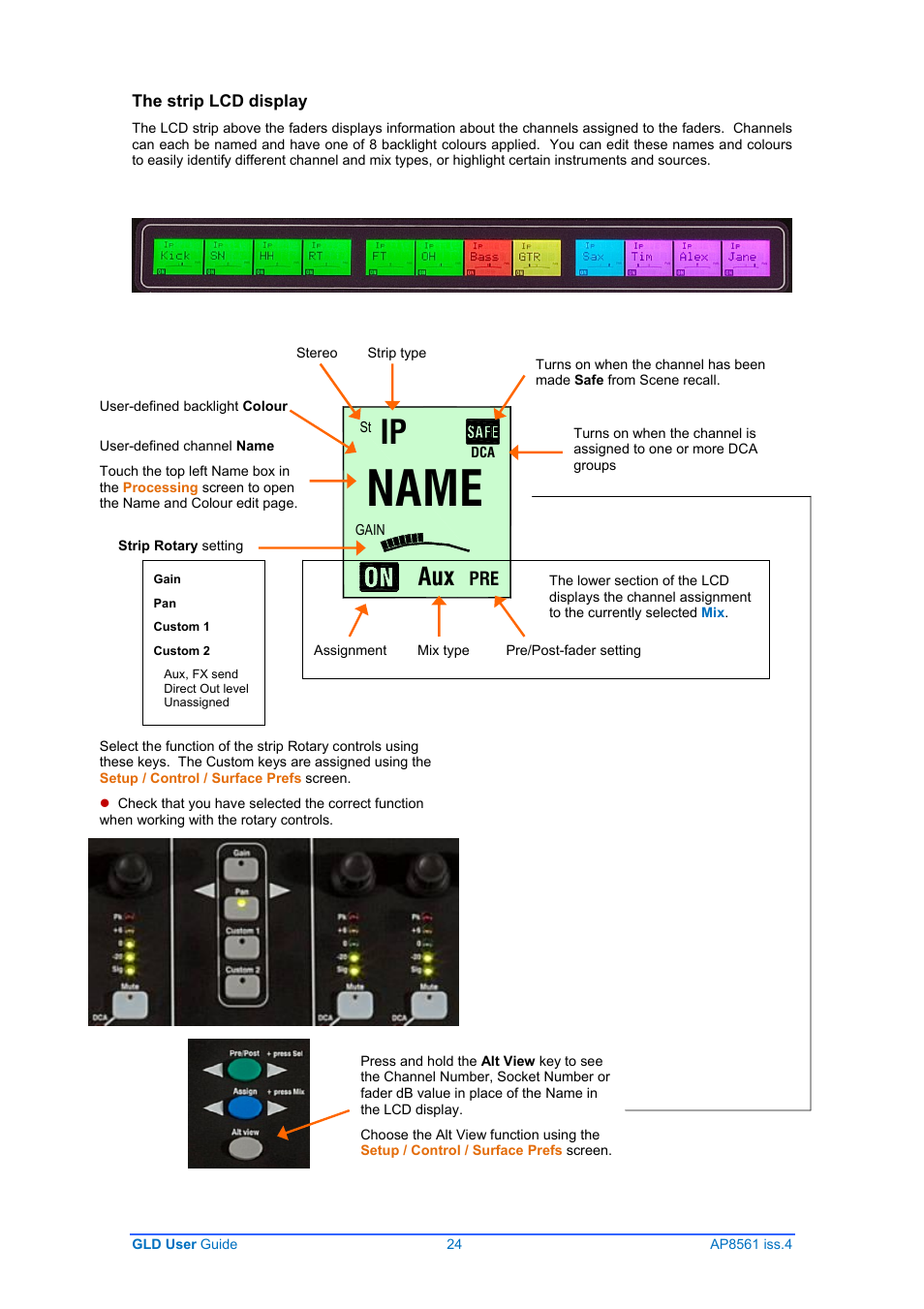 Name | Allen&Heath GLD-80 User Manual | Page 24 / 36