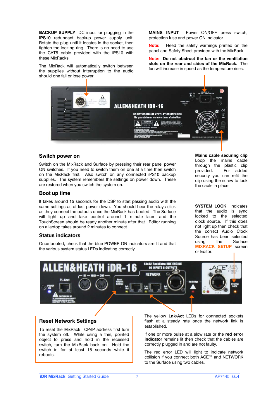 Allen&Heath iDR-16 User Manual | Page 7 / 12