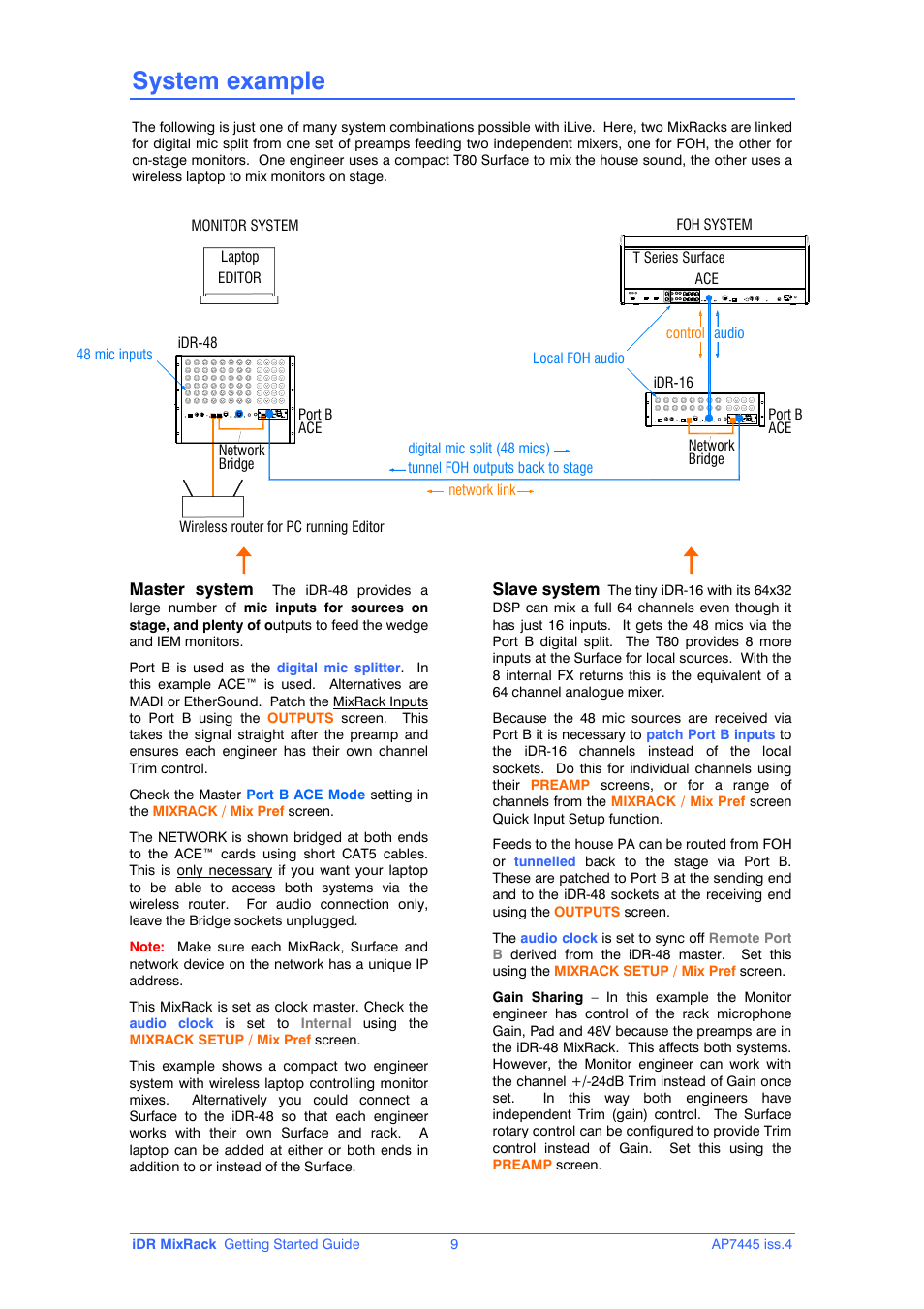 System example | Allen&Heath iDR-16 User Manual | Page 9 / 12