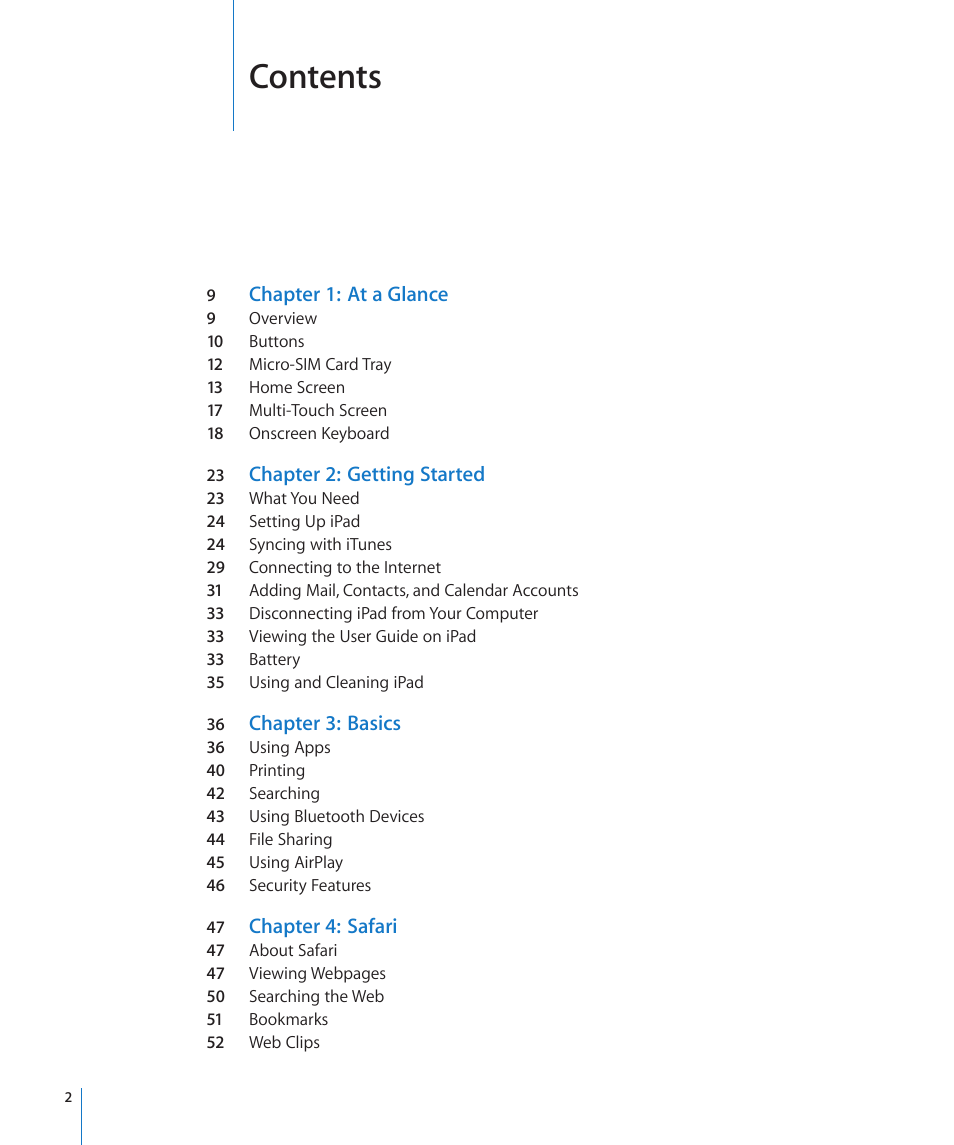 Apple iPad For iOS 4.3 User Manual | Page 2 / 198