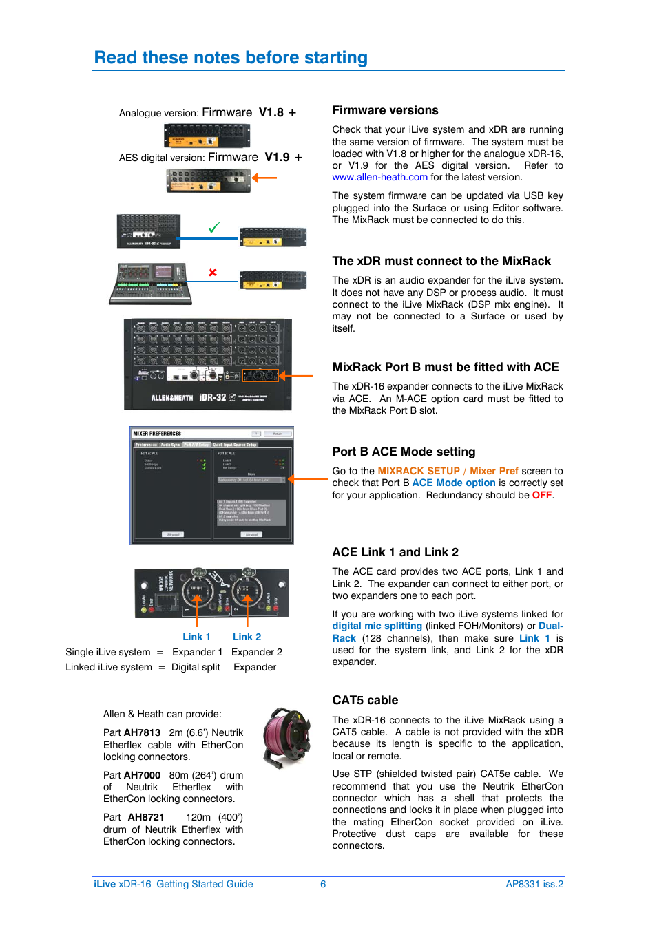 Allen&Heath xDR-16 User Manual | Page 6 / 16