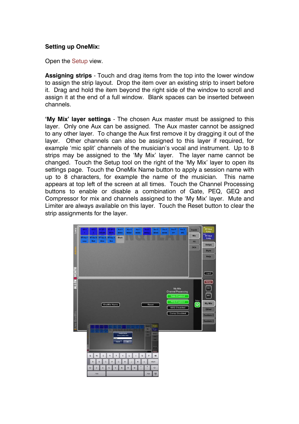 Allen&Heath iLive OneMix User Manual | Page 5 / 9