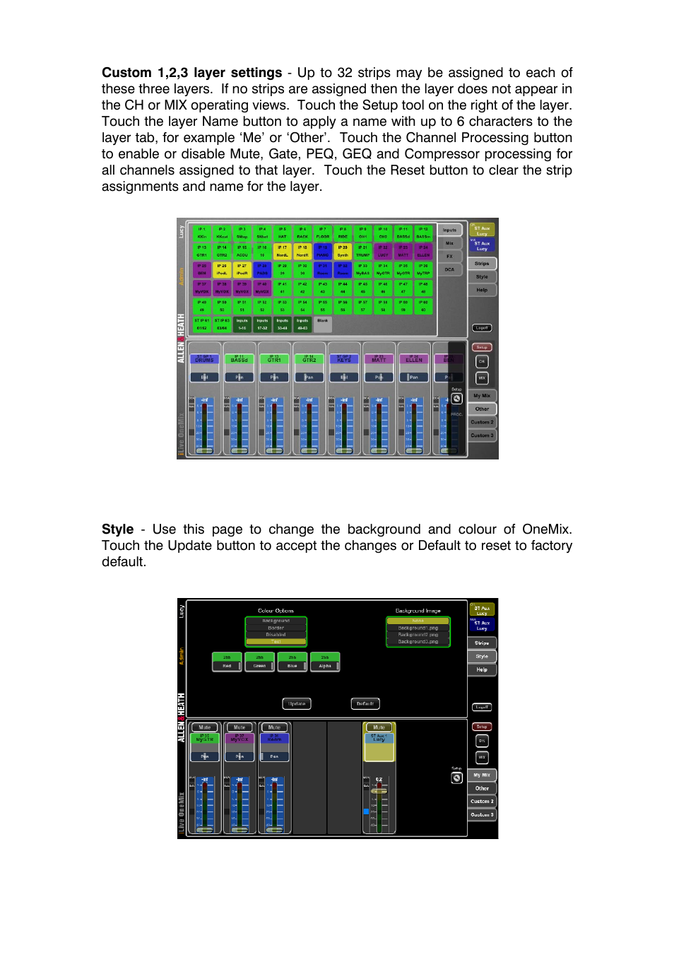 Allen&Heath iLive OneMix User Manual | Page 6 / 9