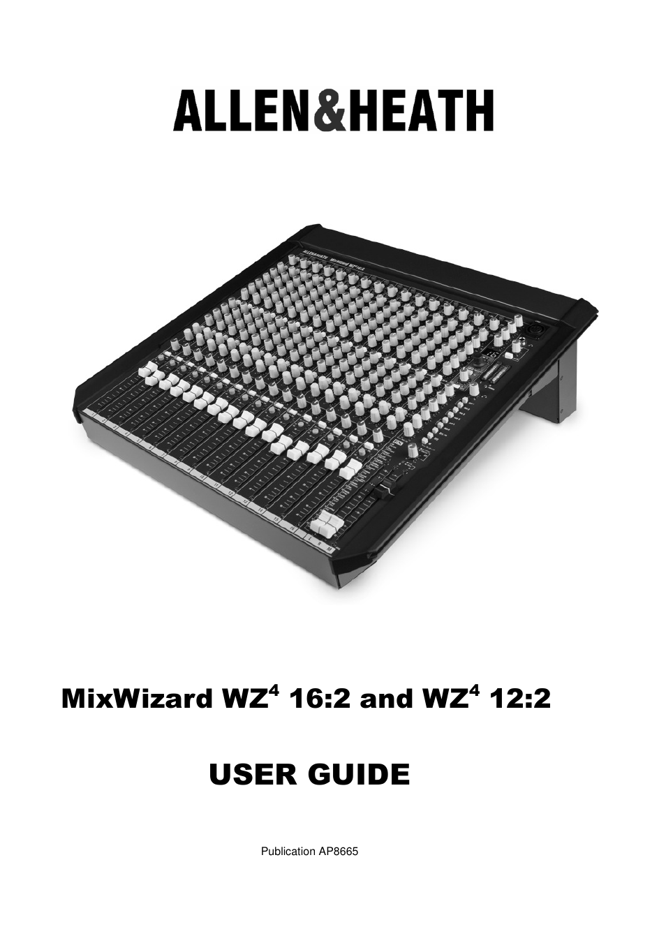 Allen&Heath MixWizard WZ4 12-2 User Manual | 32 pages