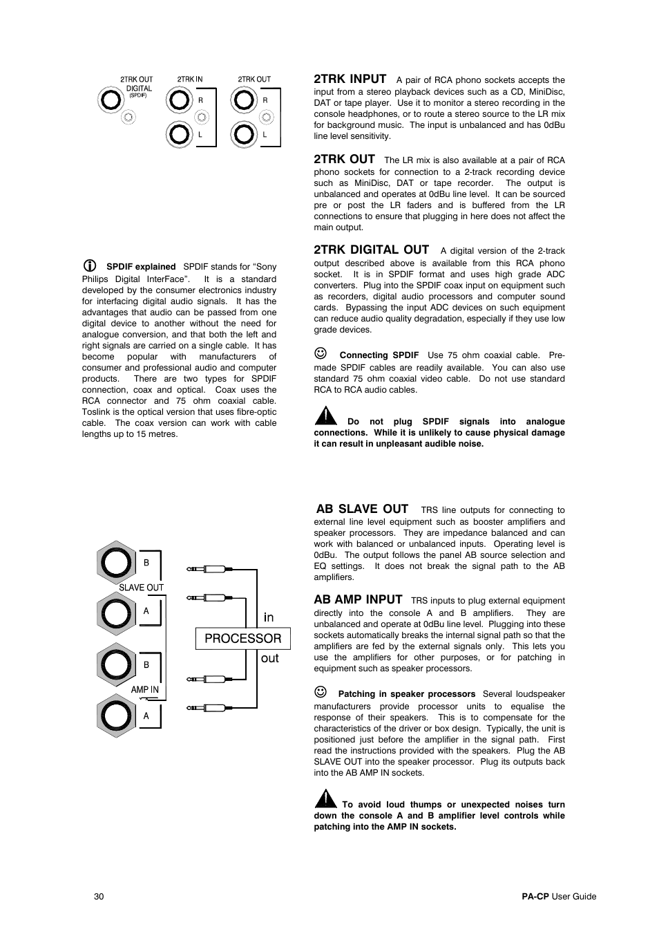 Allen&Heath PA20-CP User Manual | Page 30 / 36