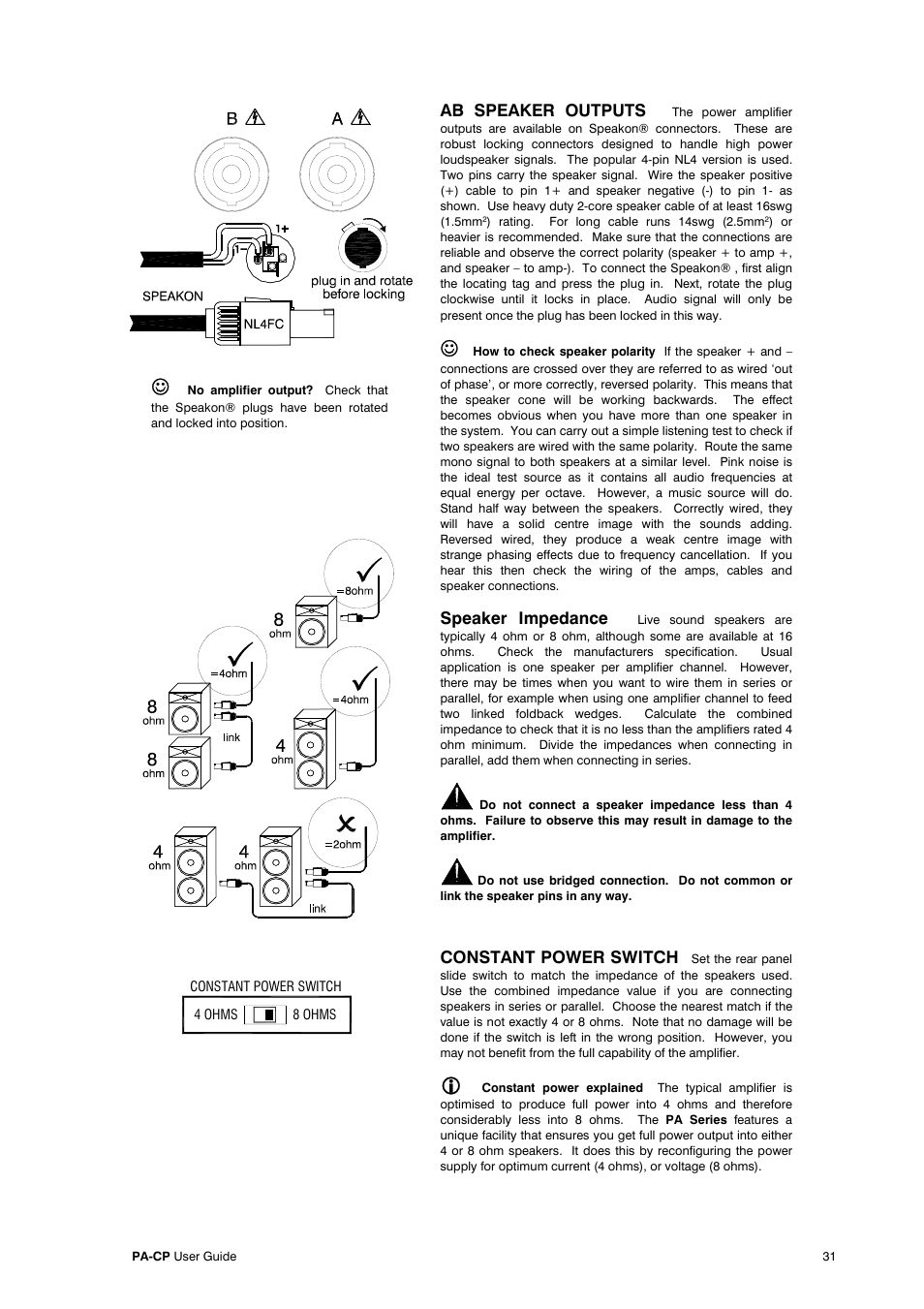 Allen&Heath PA20-CP User Manual | Page 31 / 36