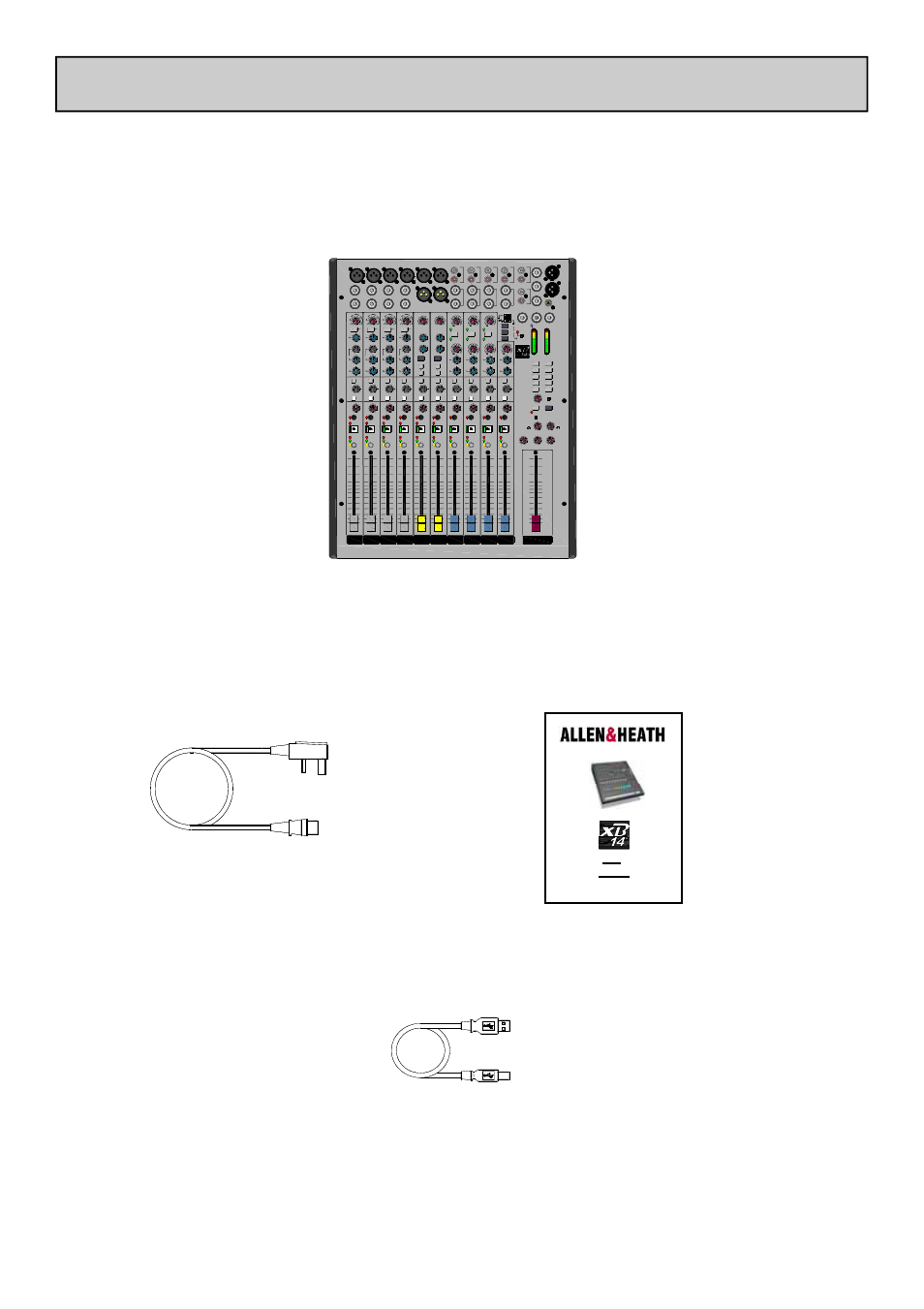 Packed items | Allen&Heath XB-14-2 User Manual | Page 3 / 37