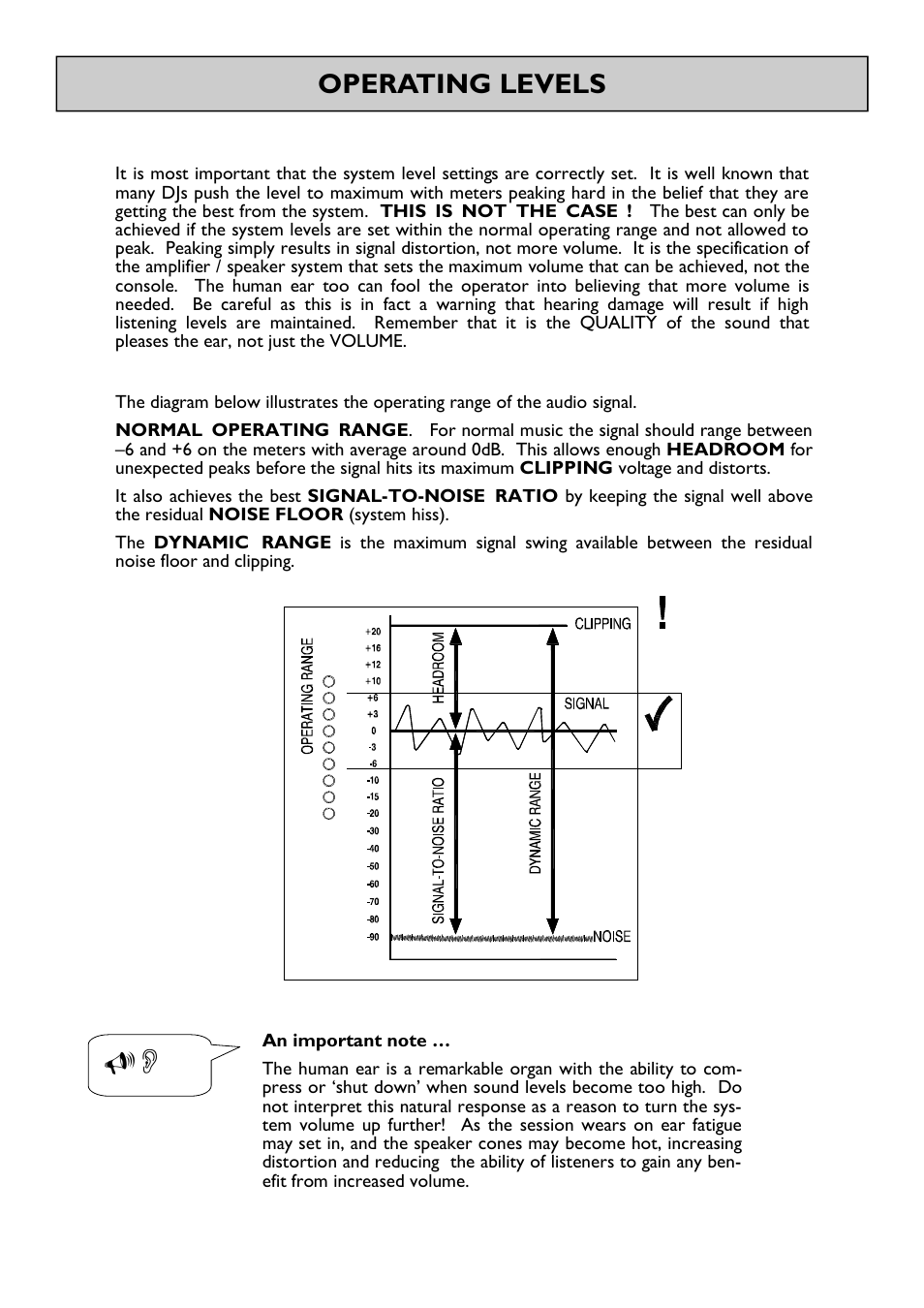 Operating levels | Allen&Heath Xone 23C User Manual | Page 16 / 27