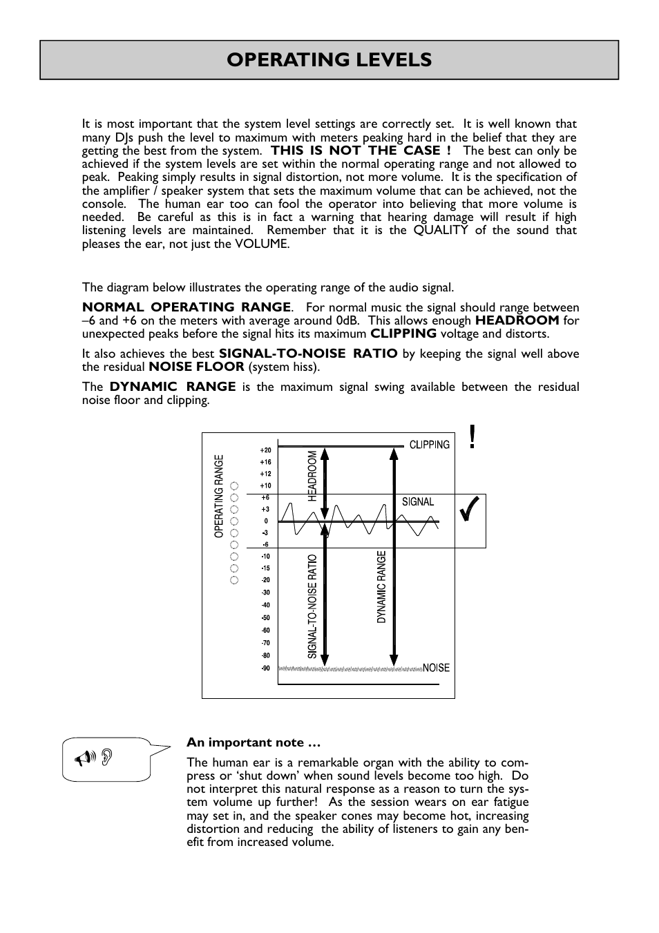 Operating levels | Allen&Heath Xone 23 User Manual | Page 12 / 23