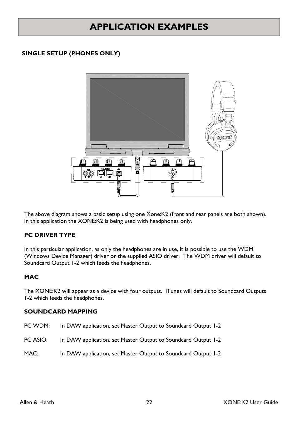 Application examples | Allen&Heath XONE K2 User Manual | Page 22 / 30