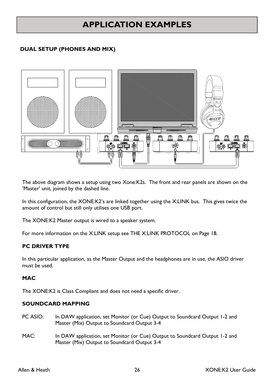 Application examples | Allen&Heath XONE K2 User Manual | Page 26 / 30