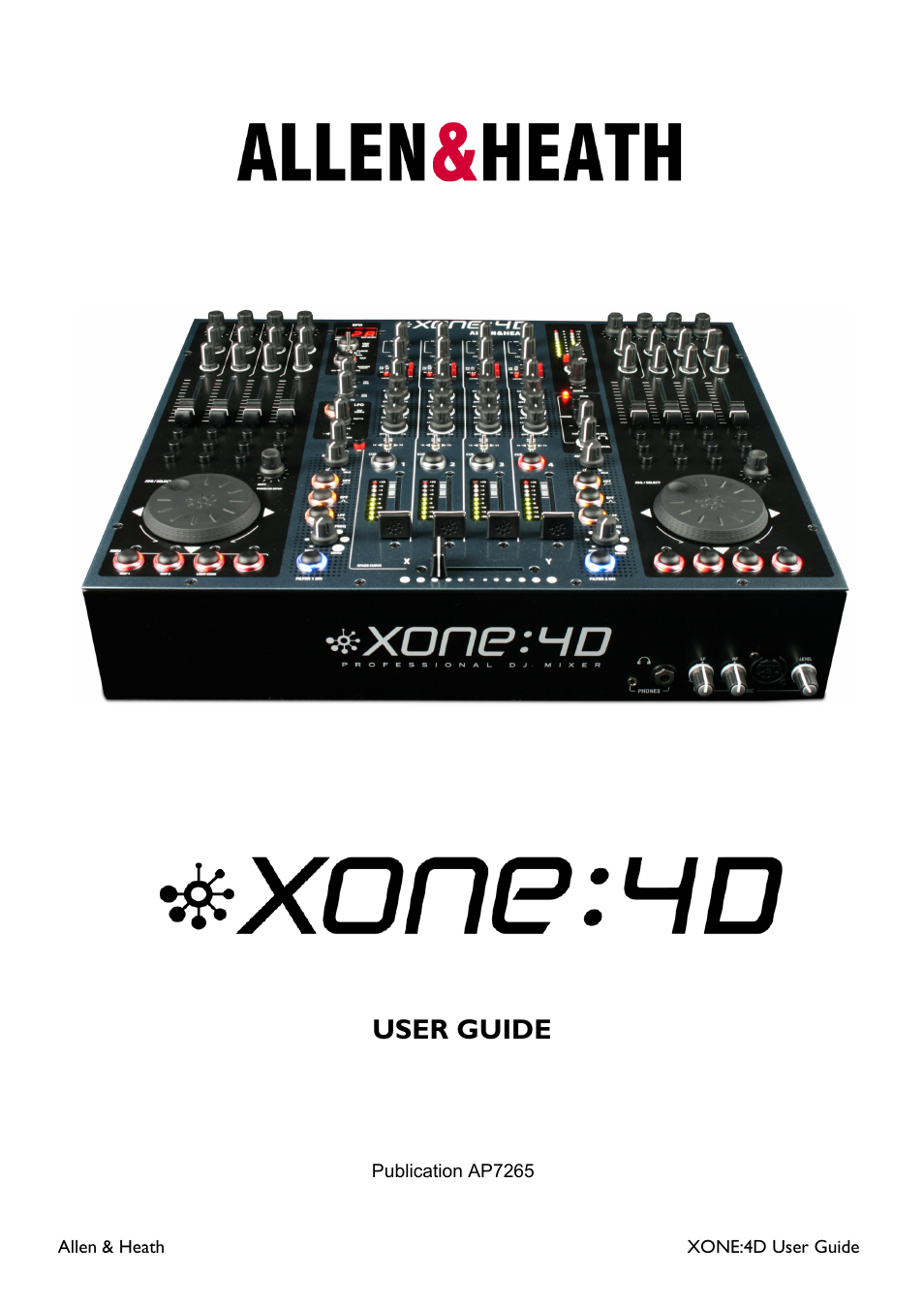 Allen&Heath XONE 4D User Manual | 48 pages