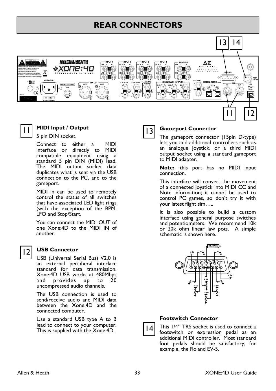 Allen & heath 33 xone:4d user guide | Allen&Heath XONE 4D User Manual | Page 33 / 48