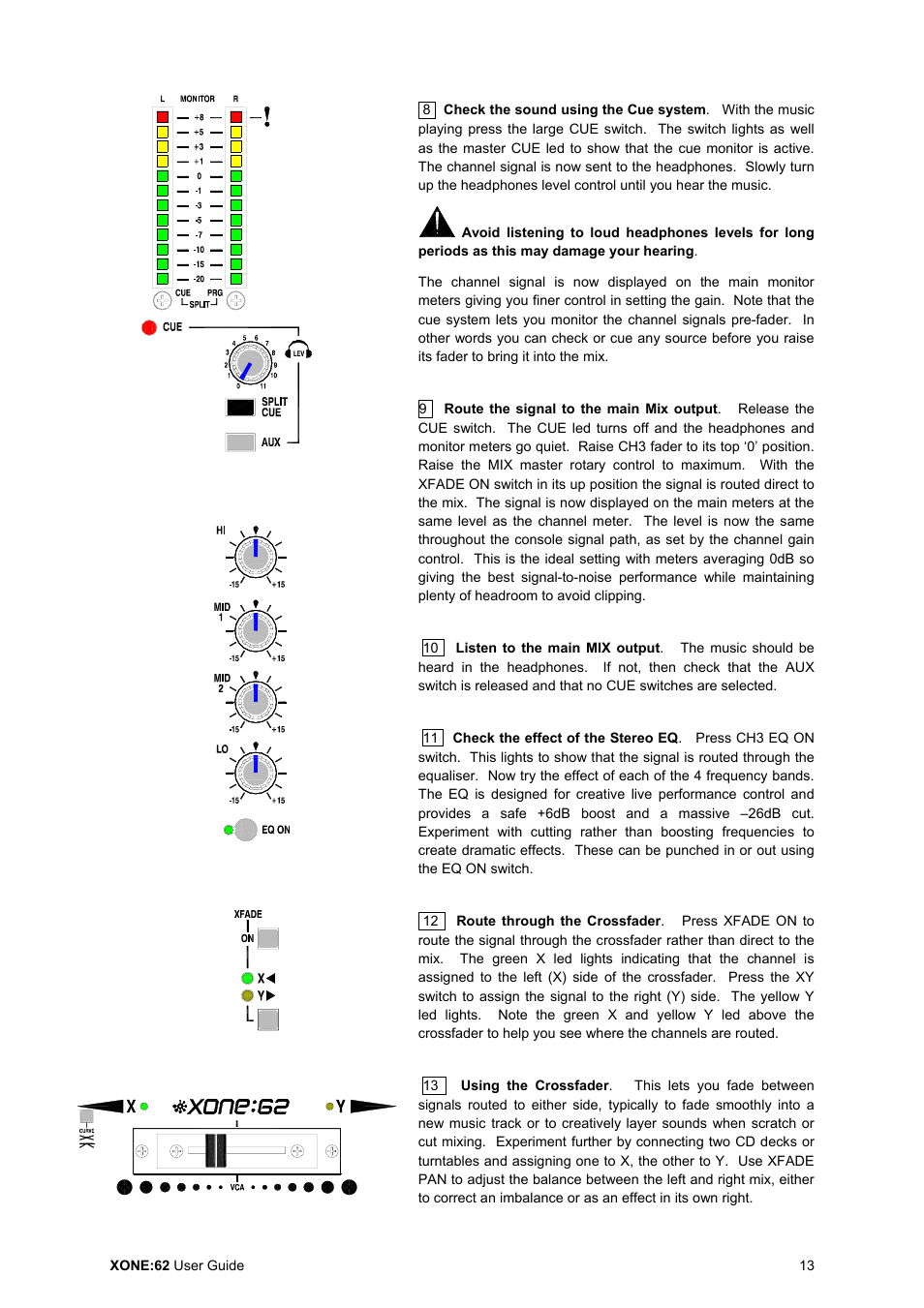 Allen&Heath XONE 62 User Manual | Page 13 / 32