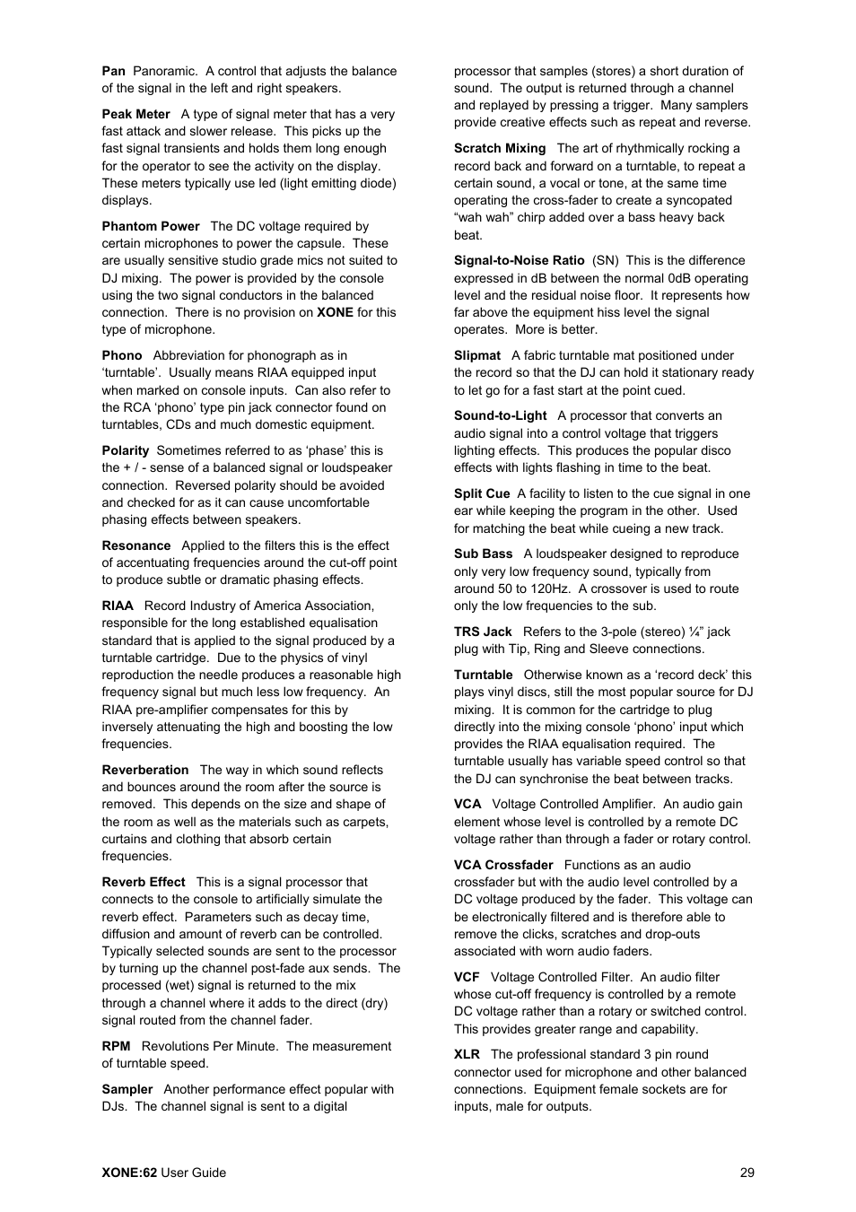 Allen&Heath XONE 62 User Manual | Page 29 / 32