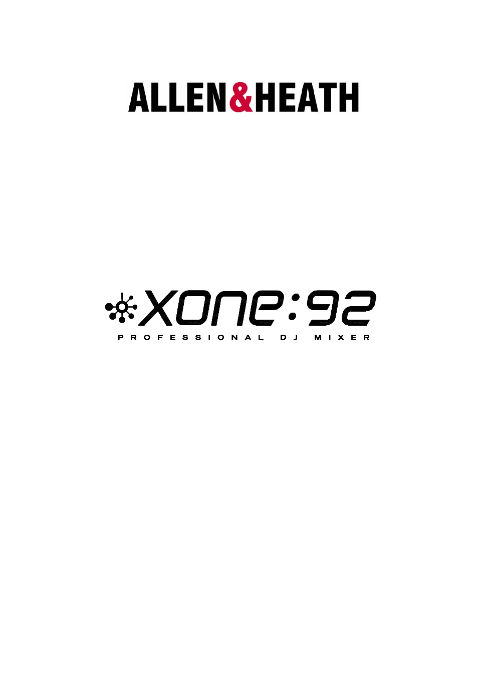 Allen&Heath XONE 92 User Manual | 40 pages