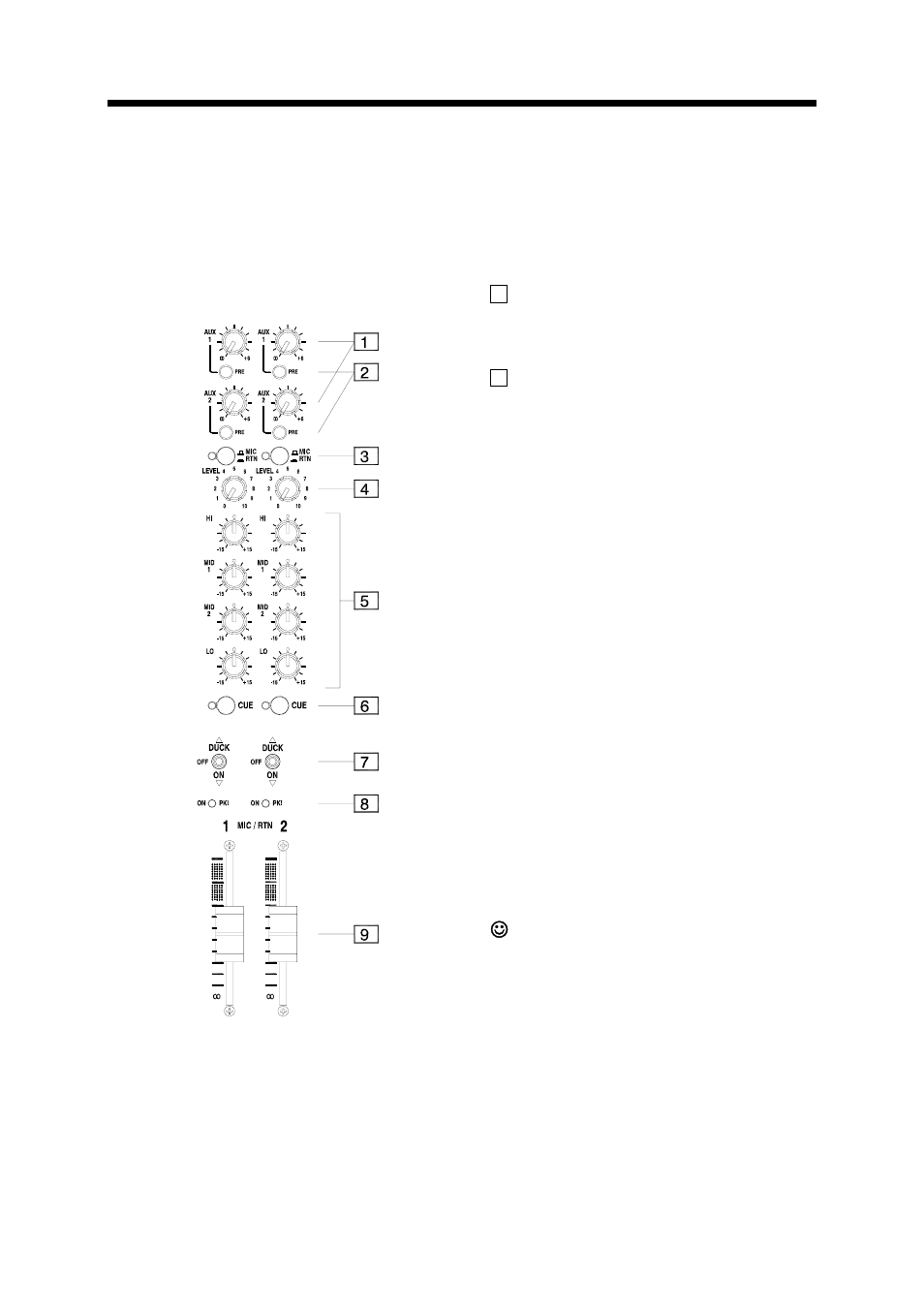 Mic/return input channel | Allen&Heath XONE 92 User Manual | Page 18 / 40