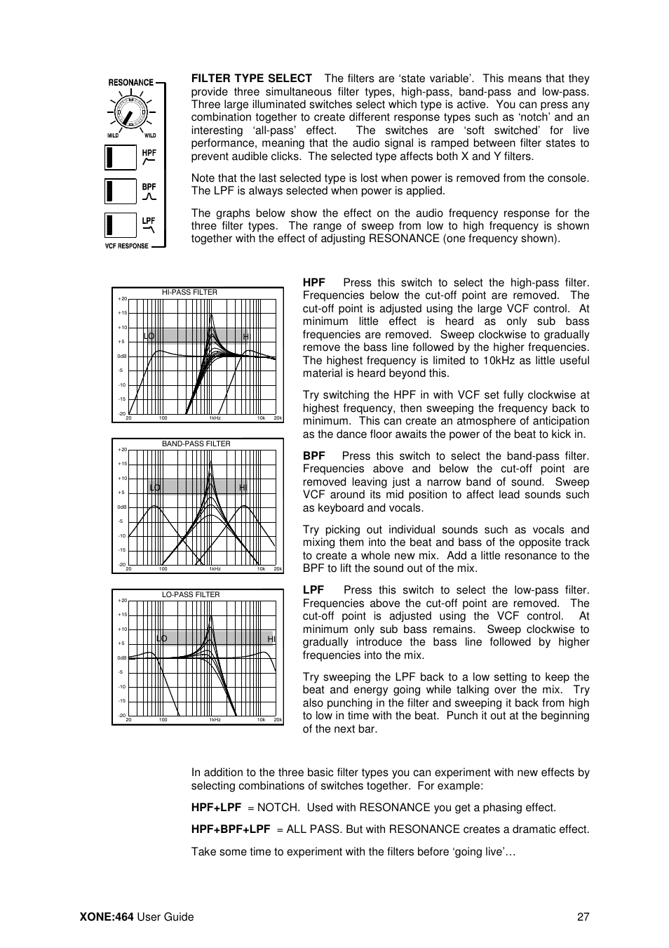 Allen&Heath XONE 464 User Manual | Page 27 / 37