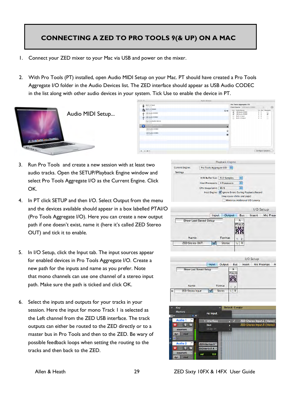 Allen&Heath ZED60-14FX User Manual | Page 29 / 36