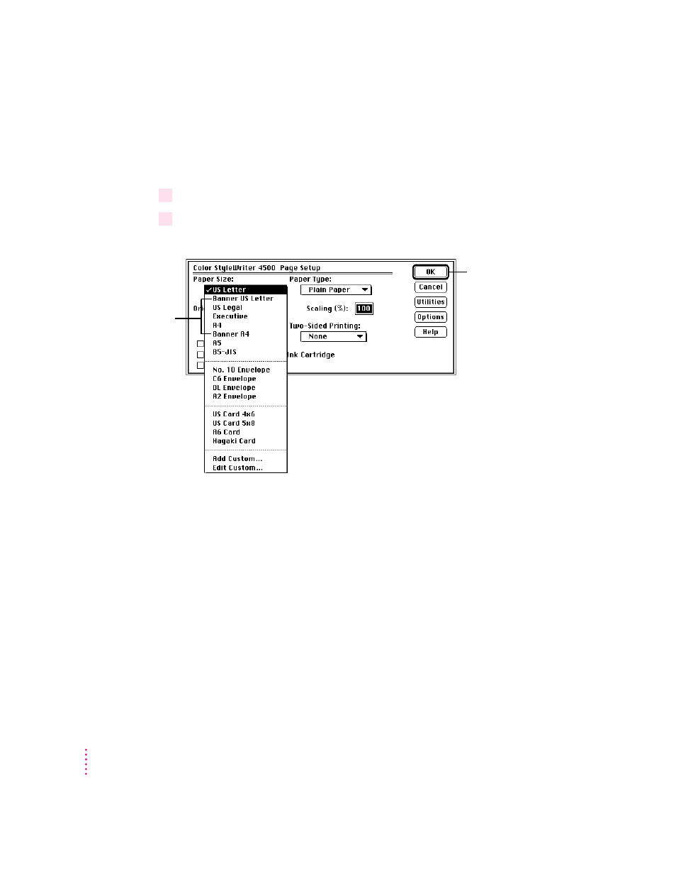 Printing a banner | Apple Color StyleWriter 4500 User Manual | Page 38 / 137