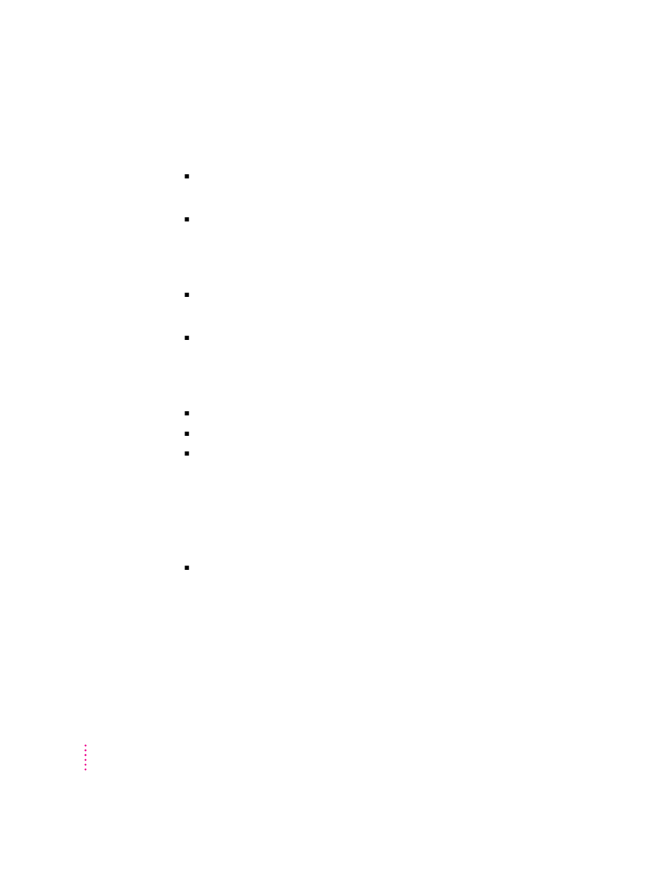 Operating environment, Storage environment, Power consumption | Power requirements for ac power adapter | Apple Color StyleWriter 4500 User Manual | Page 90 / 137