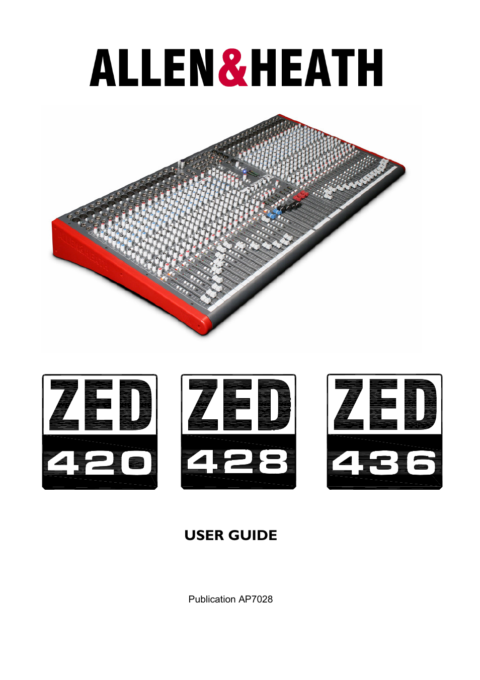 Allen&Heath ZED-436 User Manual | 36 pages