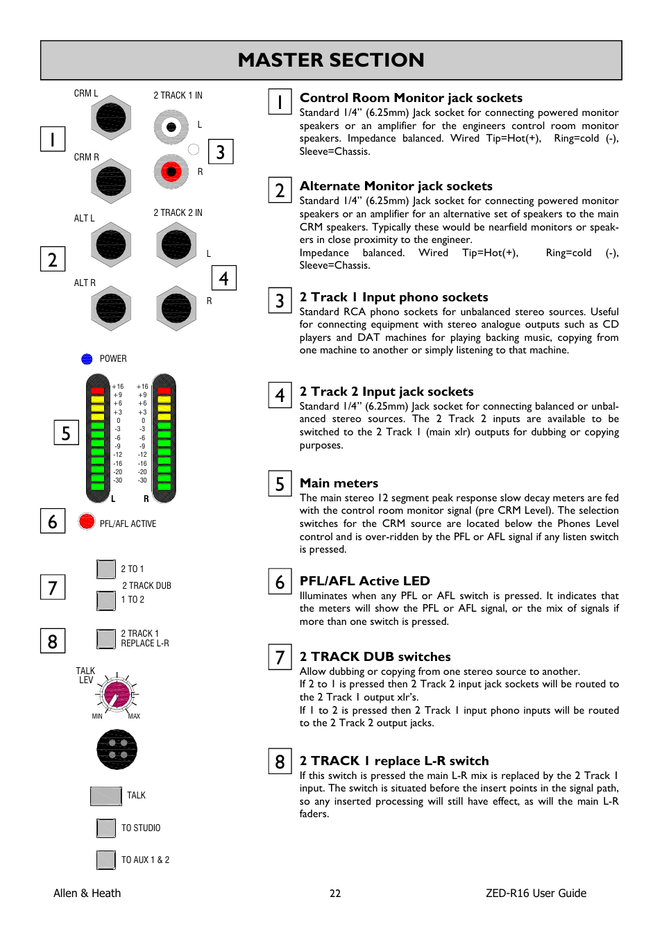 Allen&Heath ZED-R16 User Manual | Page 22 / 52
