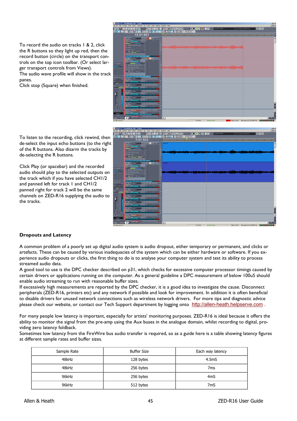Allen&Heath ZED-R16 User Manual | Page 45 / 52