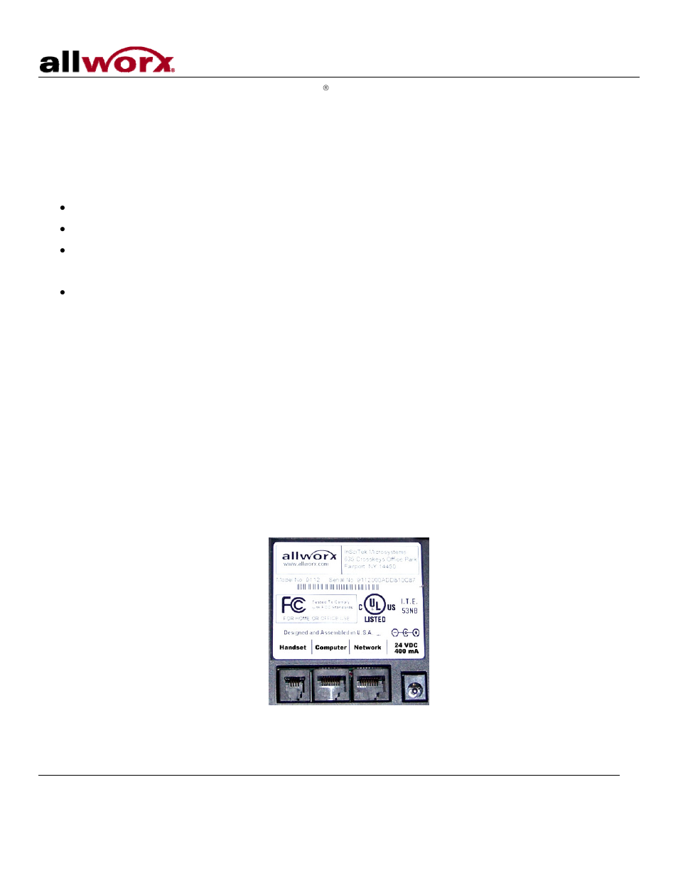 1 getting started, 1 what is in the box, 2 connecting the phone | Getting started, Hat is in the box, Onnecting the, Hone | Allworx 9102 Phones User Manual | Page 5 / 35