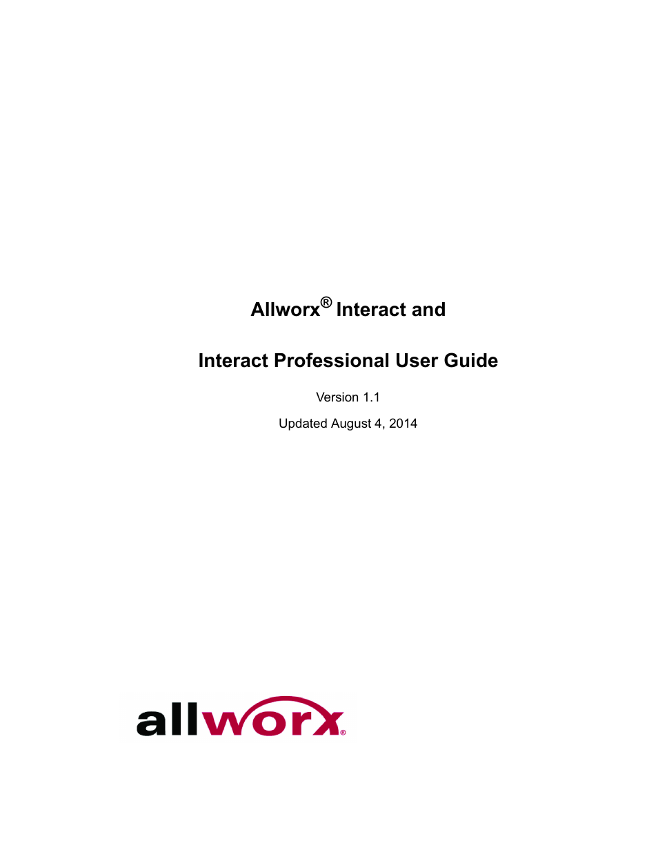 Allworx Allworx User Manual | 46 pages