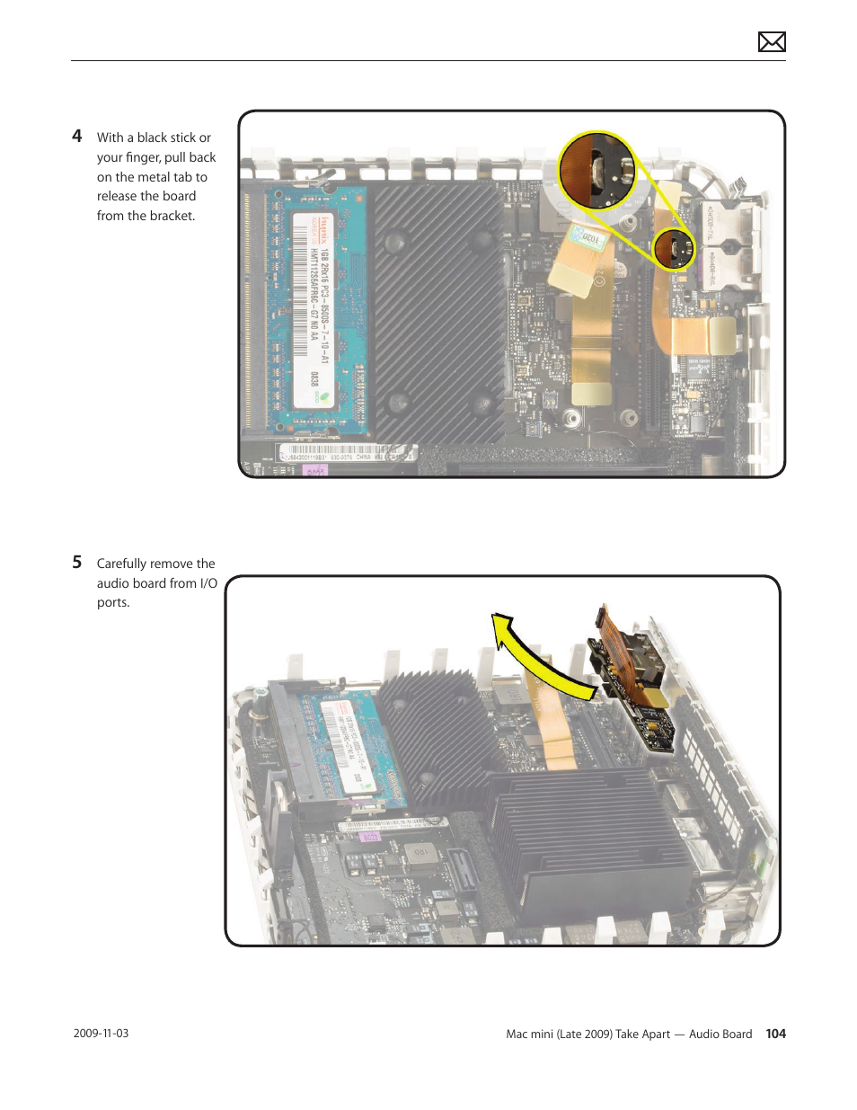 Apple Mac mini Late 2009 (Technician Guide) User Manual | Page 104 / 148