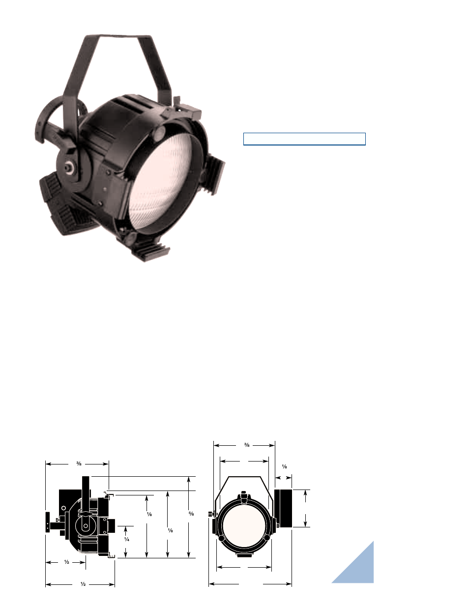 Altman Lighting Star Par CDM User Manual | 2 pages