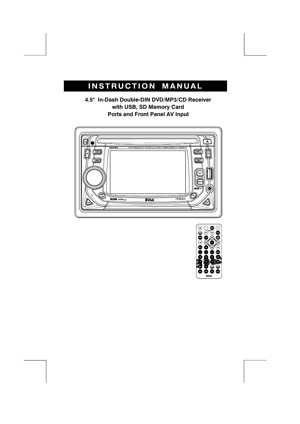 Boss Audio Systems BV9150 User Manual | Page 3 / 29
