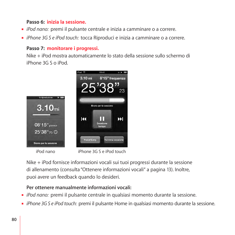 Apple Nike + iPod User Manual | Page 80 / 100