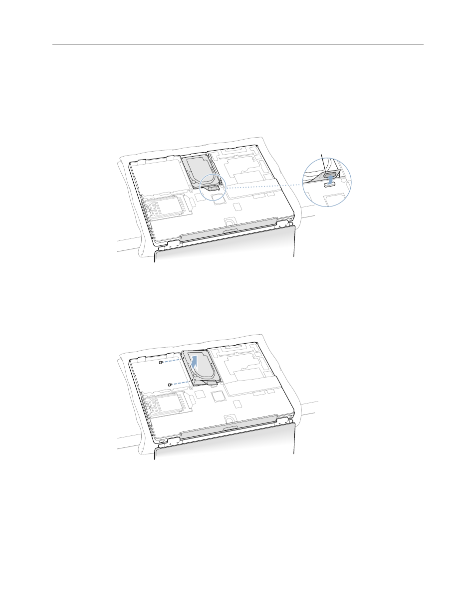 Removing the installed hard drive | Apple PowerBook G4 (Hard Drive Replacement) User Manual | Page 5 / 11