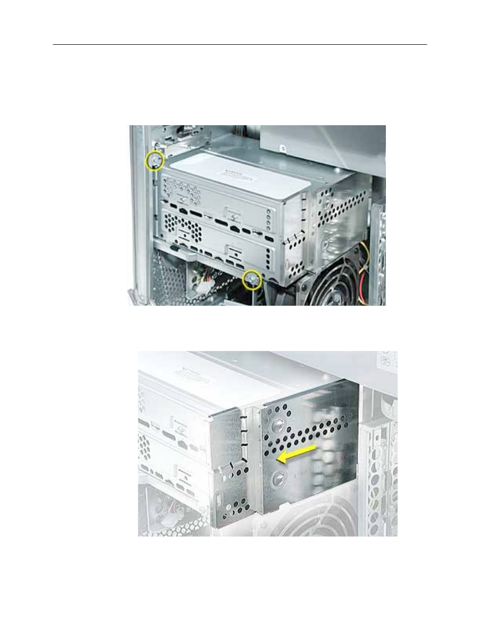 Removing the installed power supply | Apple Mac G4 (Power Supply Replacement) User Manual | Page 3 / 13
