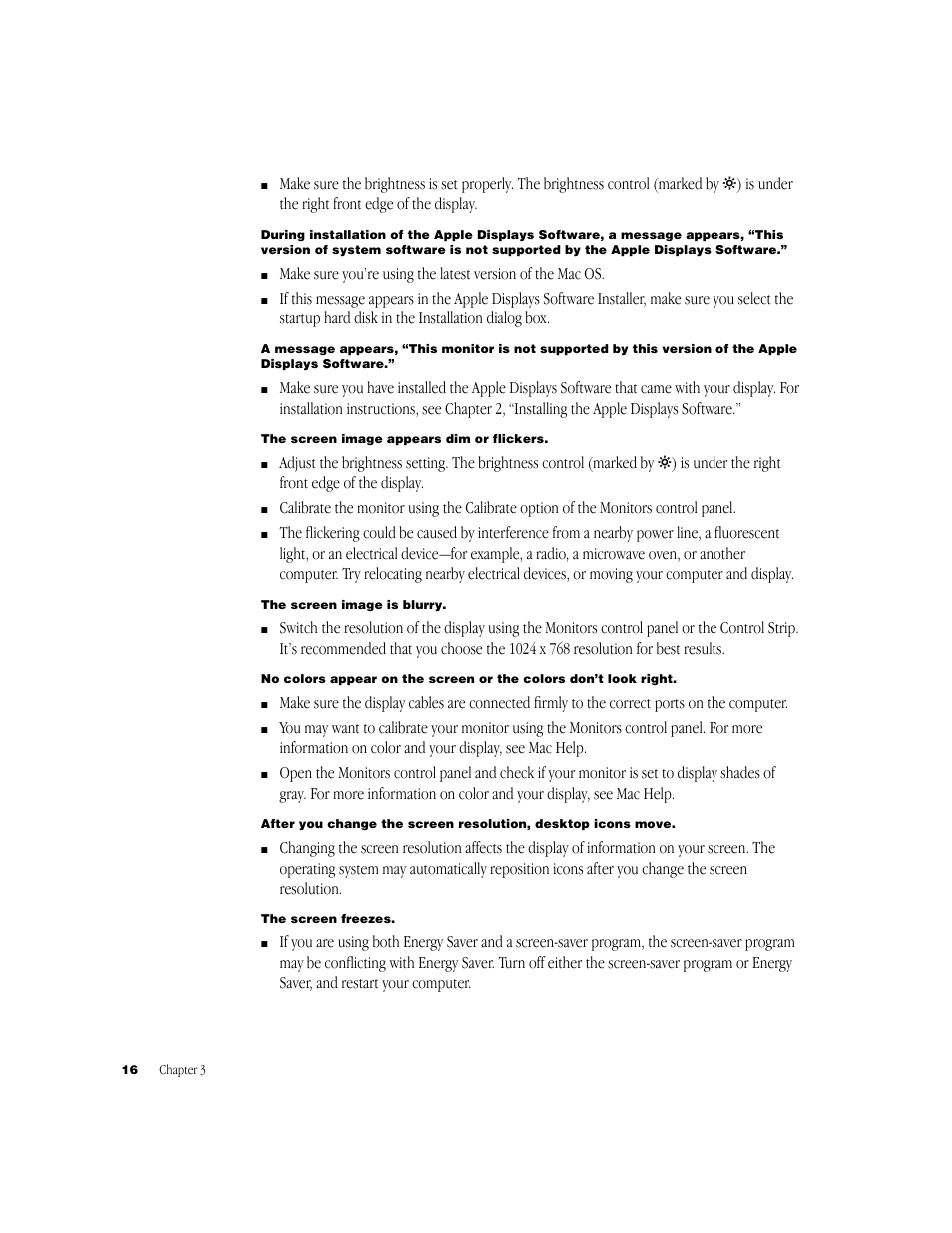 Apple Studio Display 15-inch flat panel monitor User Manual | Page 16 / 38