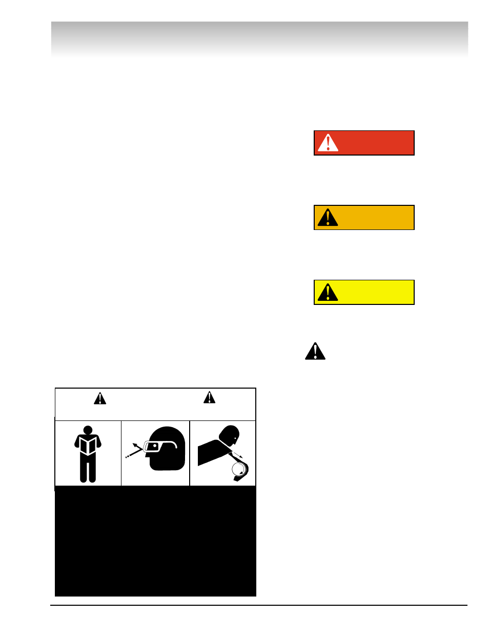 Safety, Caution warning danger, Caution | AMMCO 6000 Heavy Duty Drum/Disk Lathe User Manual | Page 5 / 24