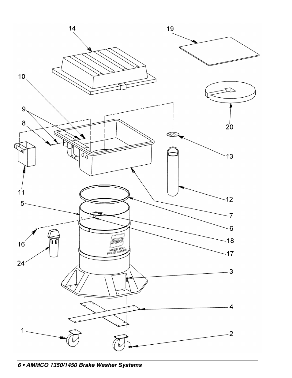 AMMCO 1350 Brake Washer Systems User Manual | Page 8 / 12