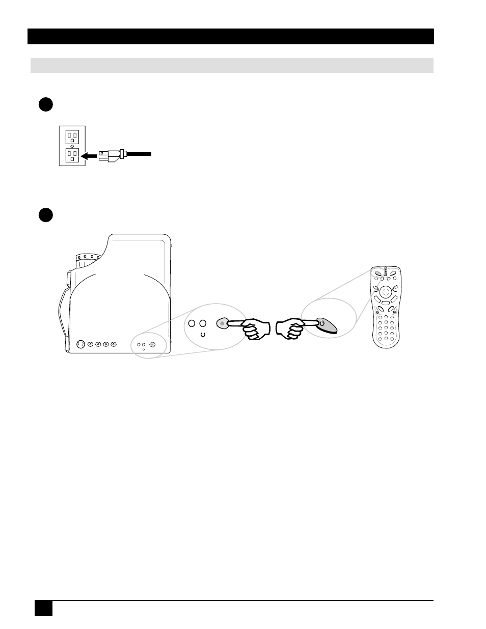 Operation, Start-up, Power | 3M MP7730 User Manual | Page 16 / 40