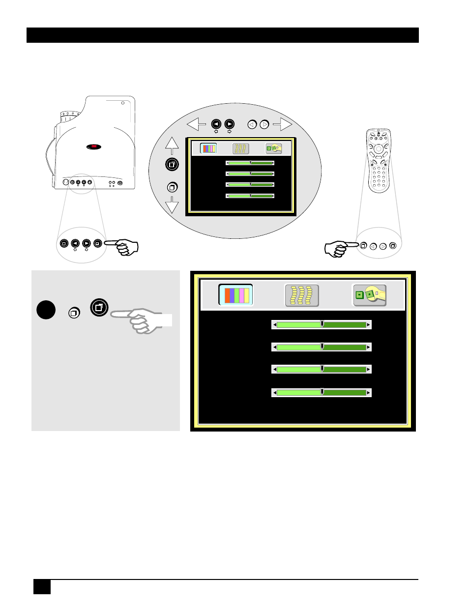 Operation, Display menu, Multimedia projector mp7730 | 3M MP7730 User Manual | Page 18 / 40