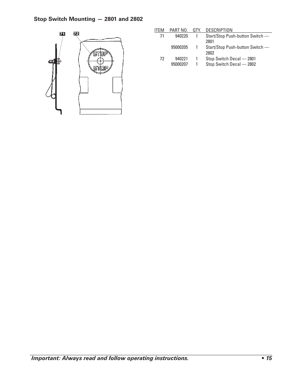 AMMCO 2800, 2801 Environmental Lathe-Enclosure User Manual | Page 17 / 20