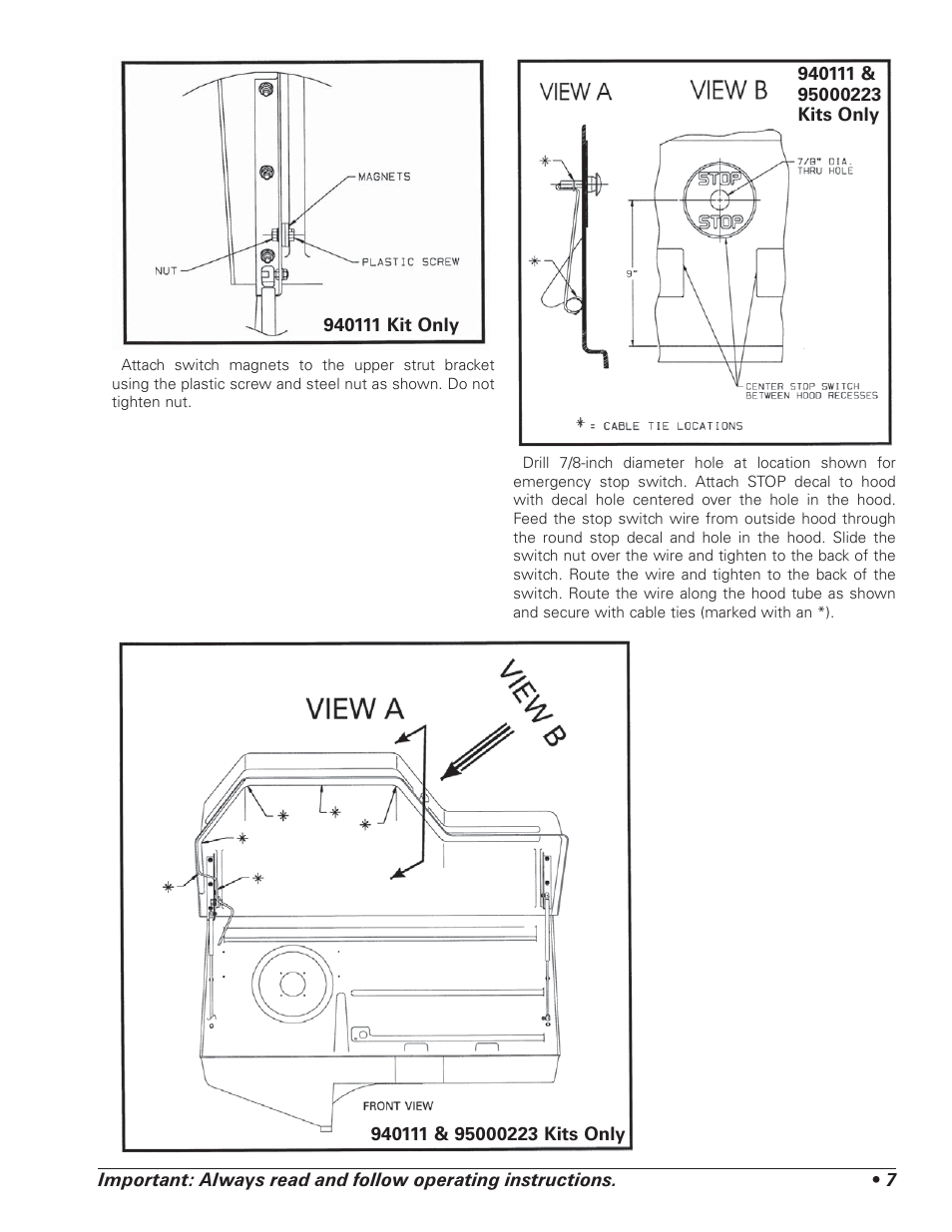 AMMCO 40111 Environmental Lathe Enclosure Conversion Kit User Manual | Page 7 / 12