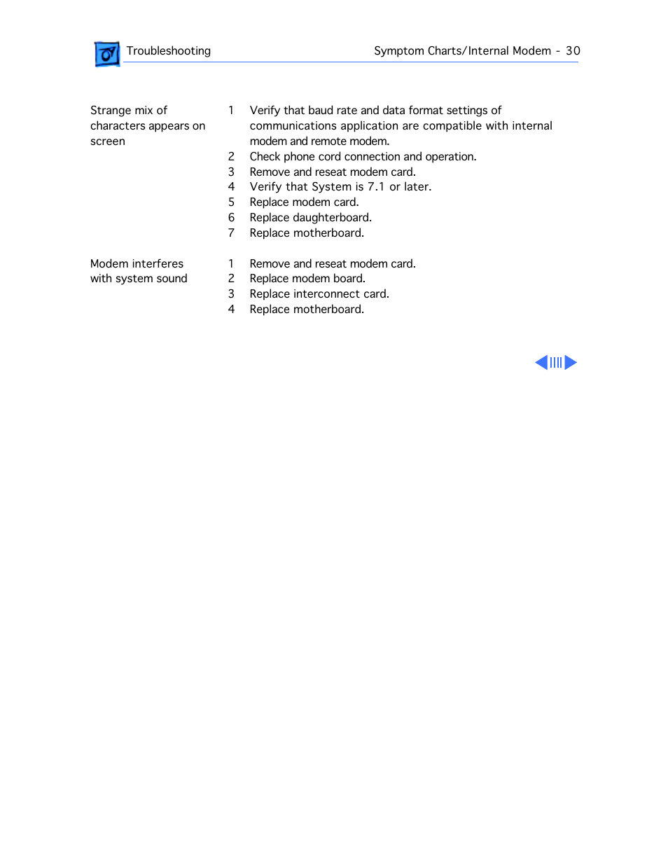 Internal modem | Apple PowerBook 165 User Manual | Page 54 / 149