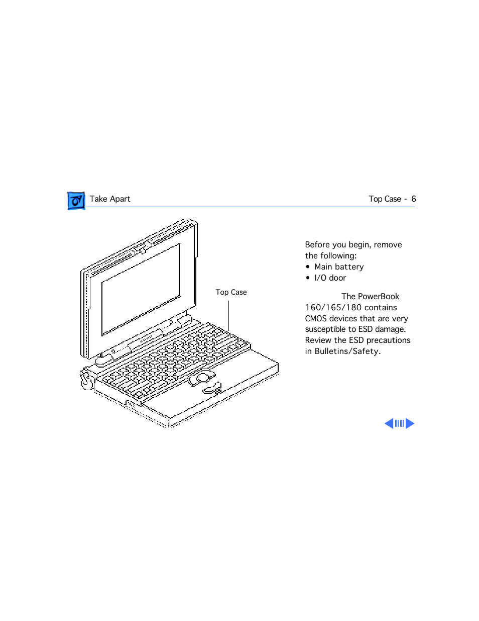 Top case | Apple PowerBook 165 User Manual | Page 66 / 149