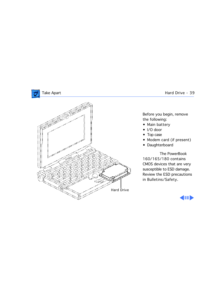 Hard drive | Apple PowerBook 165 User Manual | Page 99 / 149