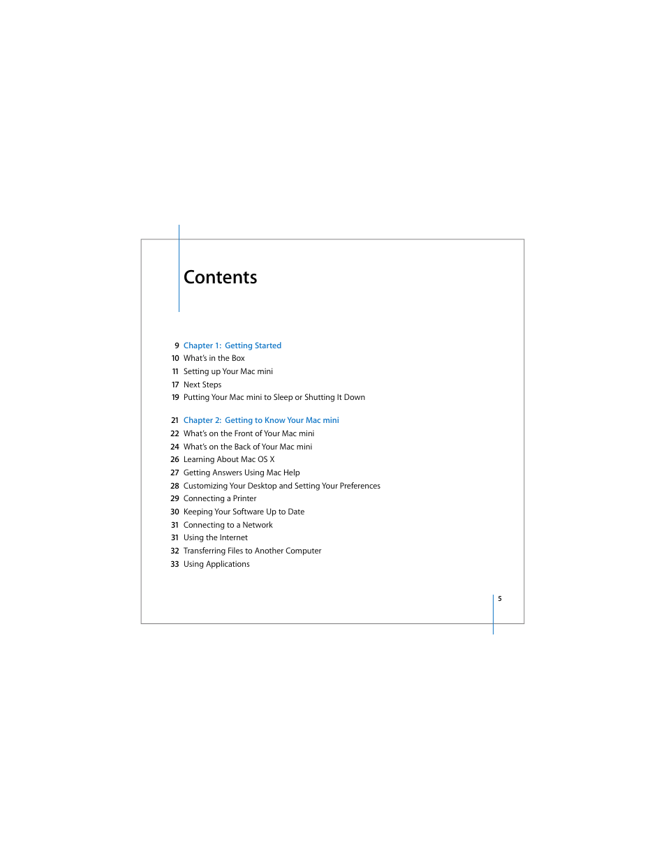 Apple Mac mini User Manual | Page 5 / 96
