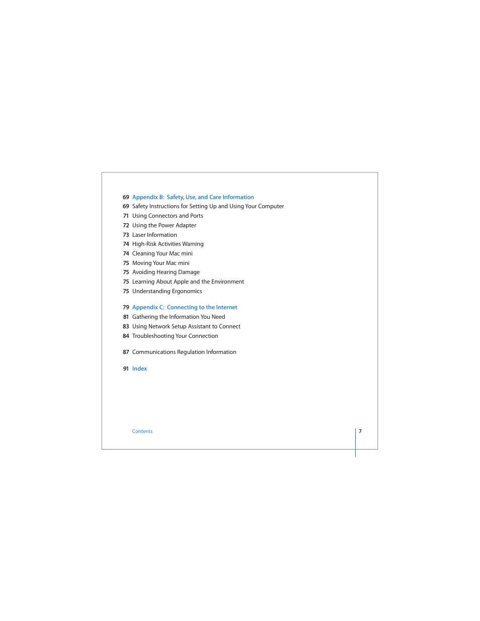 Apple Mac mini User Manual | Page 7 / 96