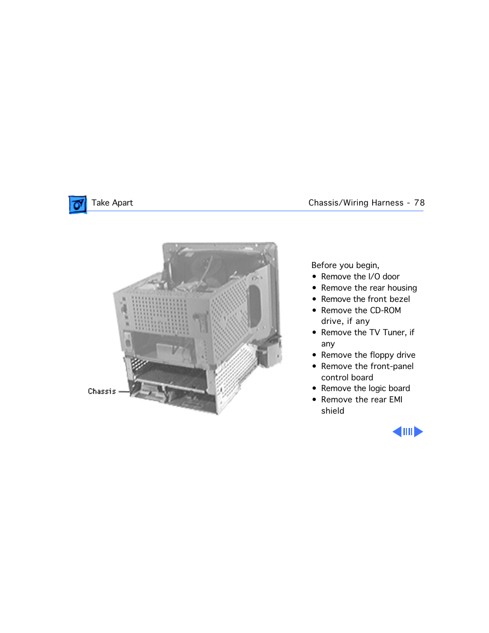 Chassis/wiring harness | Apple Mac 5260/100 User Manual | Page 152 / 216